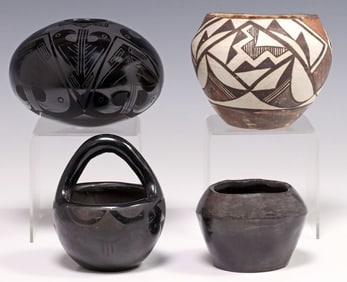 (4) MATA ORTIZ MEXICO & NATIVE AMERICAN POTTERY, 1 OCTAVIO ANDREW