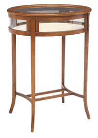 HEPPLEWHITE STYLE BIJOUTERIE OR VITRINE TABLE