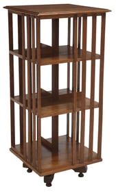 ENGLISH OAK ROTATING BOOKCASE