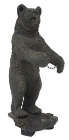 BLACK FOREST STYLE BEAR UMBRELLA OR STICK STAND