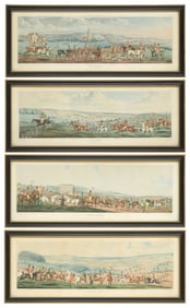 (4) AFTER HENRY THOMAS ALKEN FOX HUNTING AQUATINTS