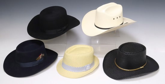MEN'S HATS: GAMBLER, FEDORA, CATTLEMAN, & AMISH STYLES