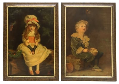 (2) VICTORIAN STYLE PRINTS PEARS SOAP ADVERTISEMENTS