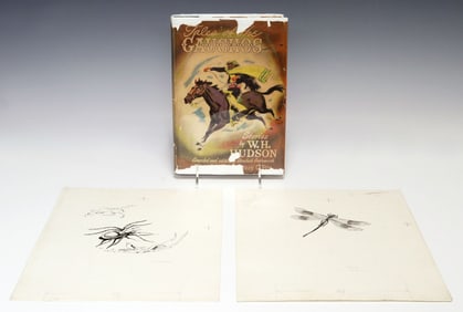 (3) HENRY CLARENCE PITZ (1895-1976) ORIGINAL ILLUSTRATION ART & BOOK