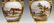 8: OLD PARIS PORCELAIN HEAVILY GILDED PEDESTAL URNS - 2