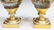 8: OLD PARIS PORCELAIN HEAVILY GILDED PEDESTAL URNS - 8