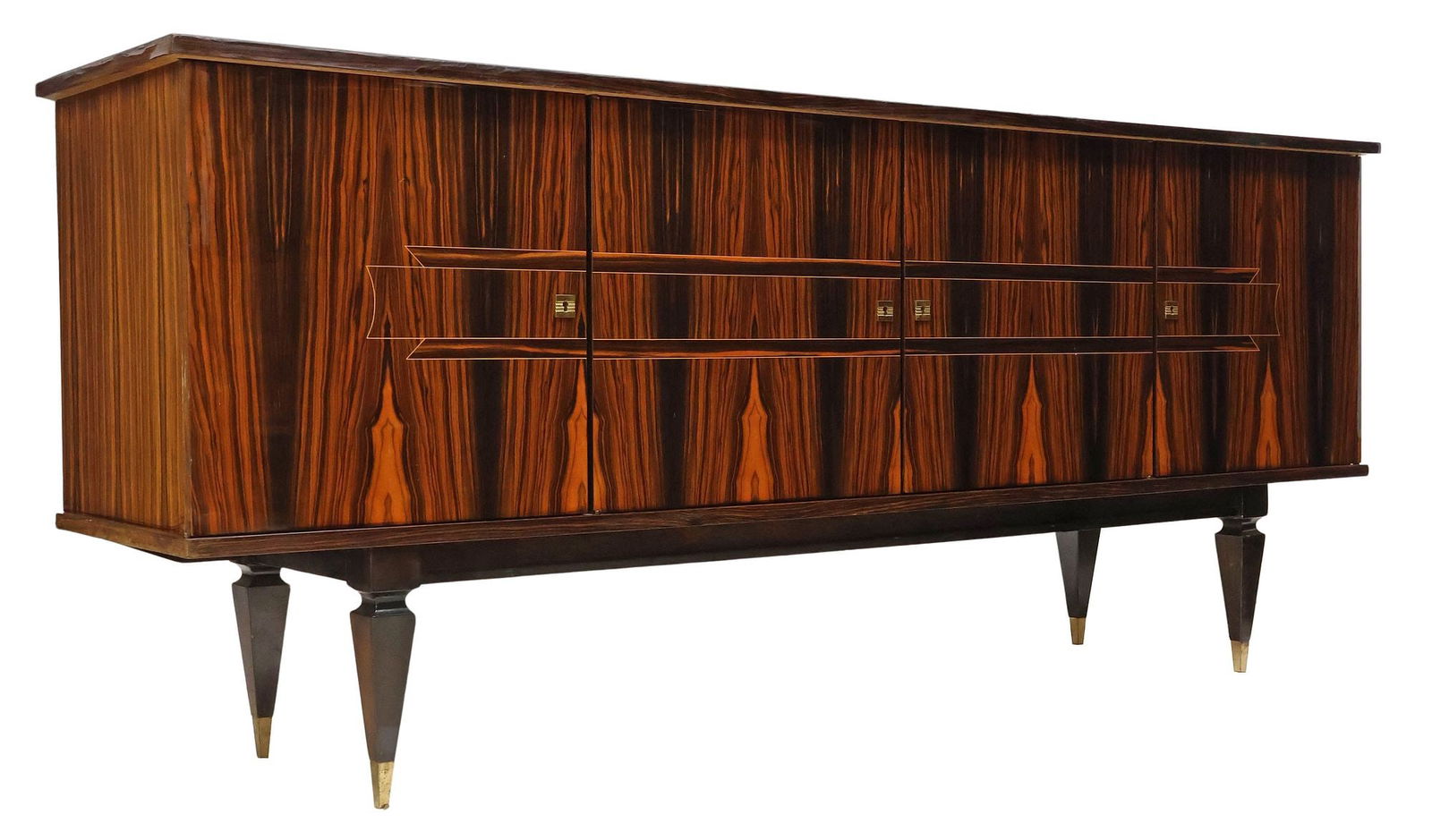 FRENCH MID-CENTURY MODERN EXOTIC VENEER SIDEBOARD (1 of 6)