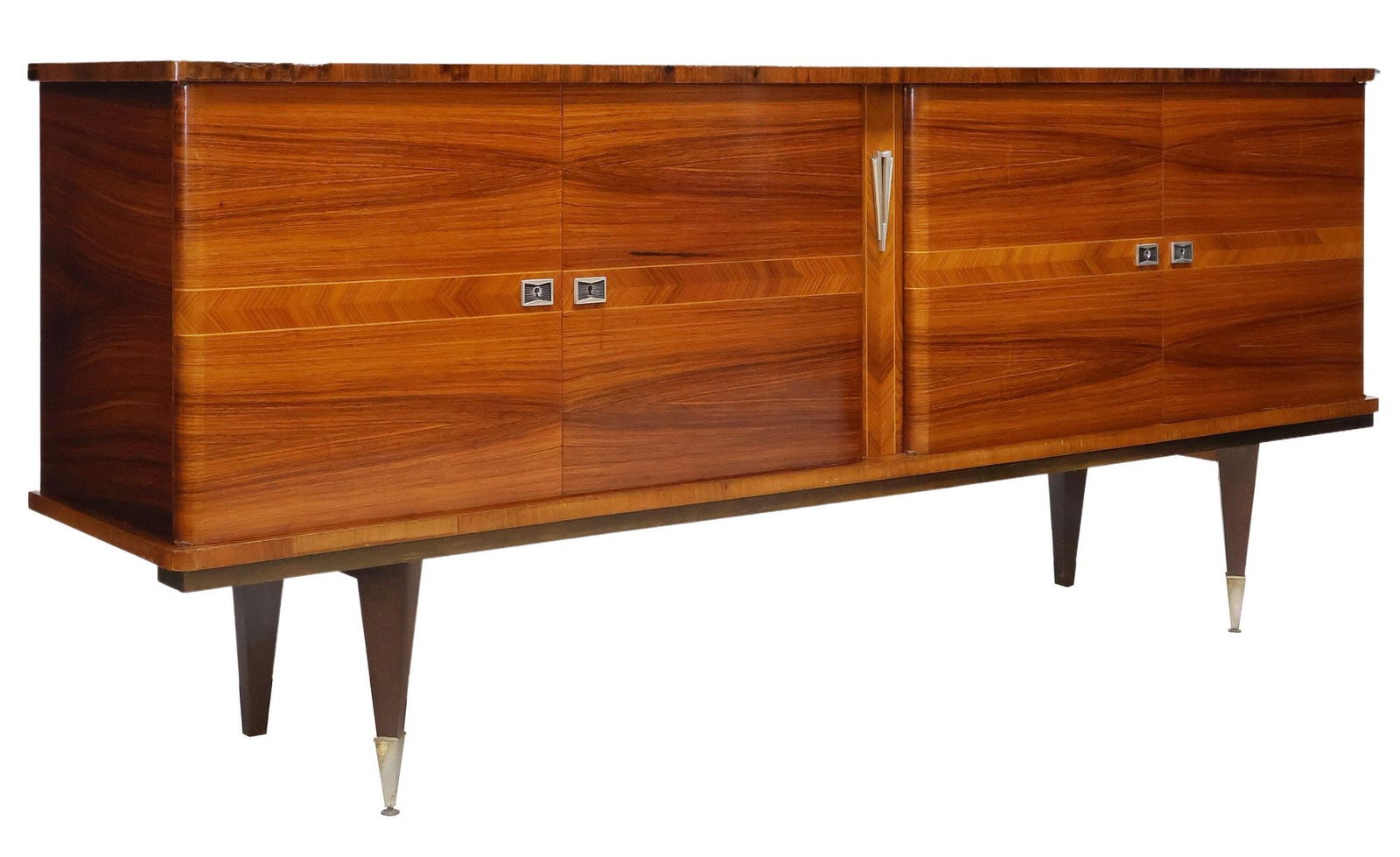 FRENCH MID-CENTURY MODERN ROSEWOOD SIDEBOARD (1 of 7)