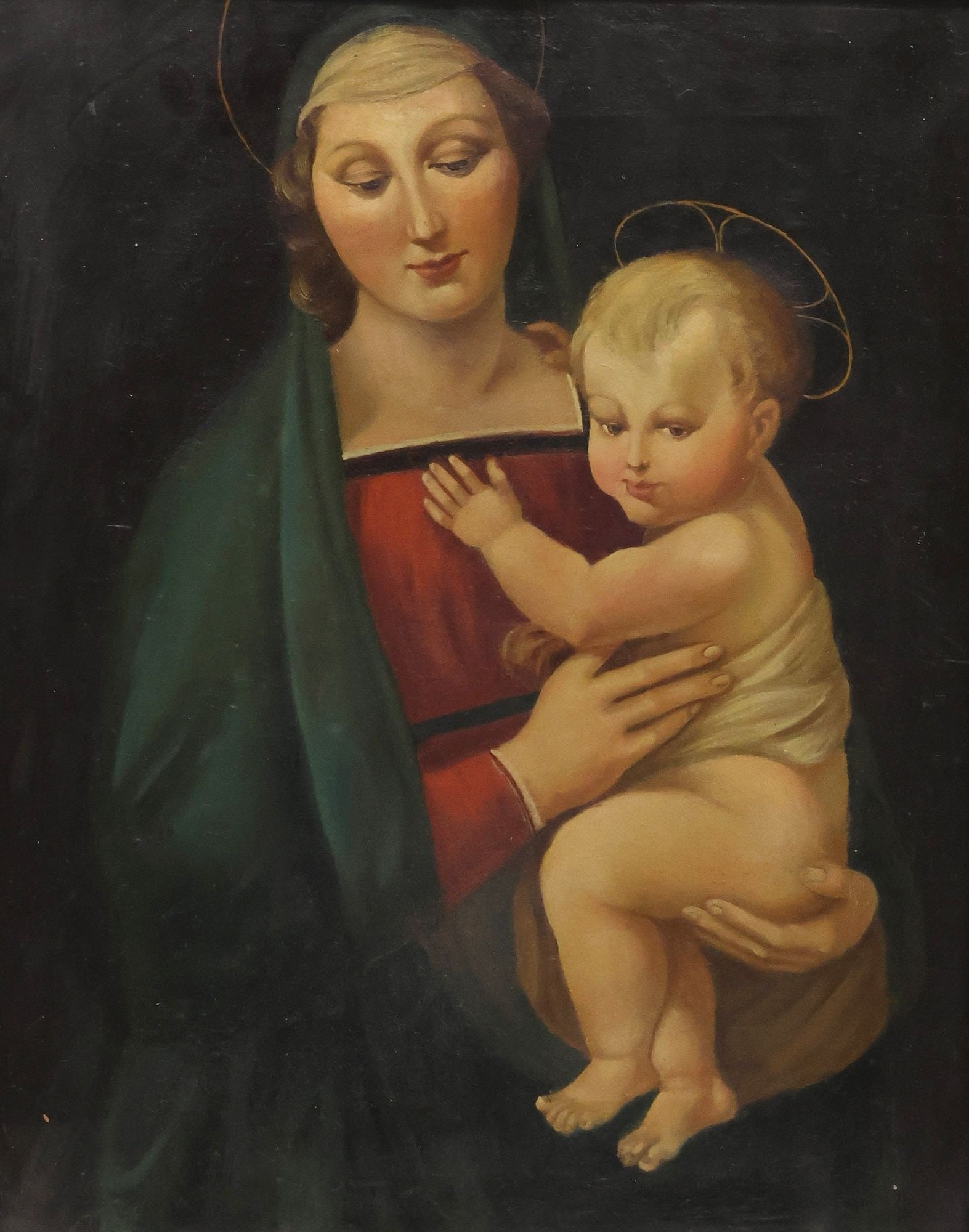 AFTER RAPHAEL PAINTING MADONNA DEL GRANDUCA (1 of 3)