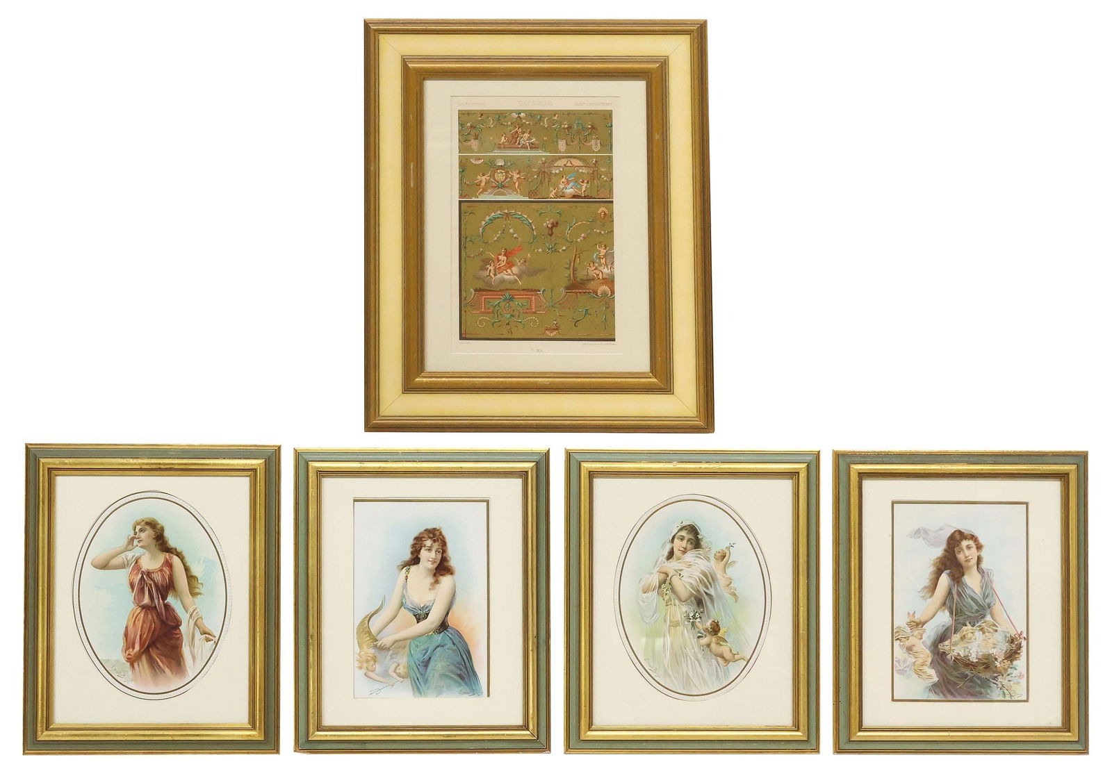 (5) CHROMOLITHOGRAPHS HARPSICHORD ORNAMENT & FAIRBANK'S FAIRY ART (1 of 13)