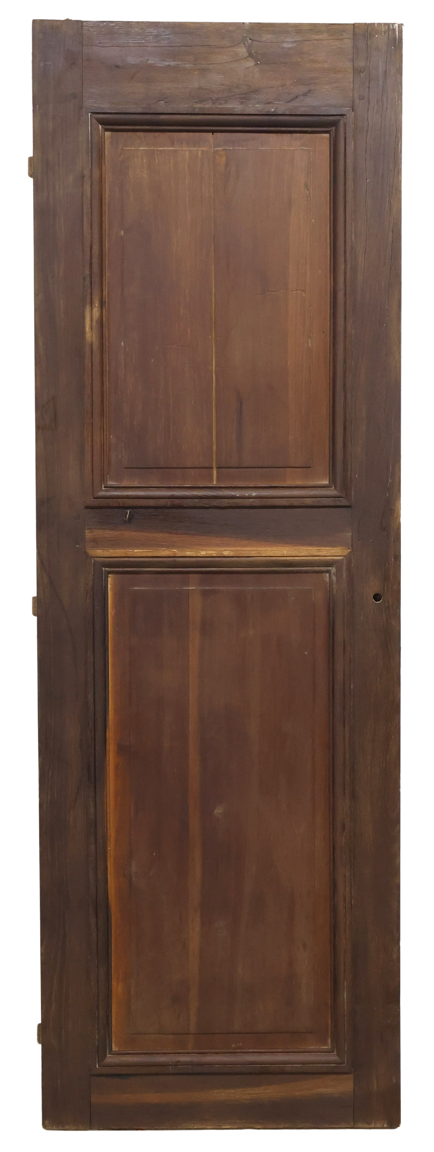 RUSTIC FRENCH ARCHITECTURAL TWO-PANEL DOOR, 77"H (1 of 2)