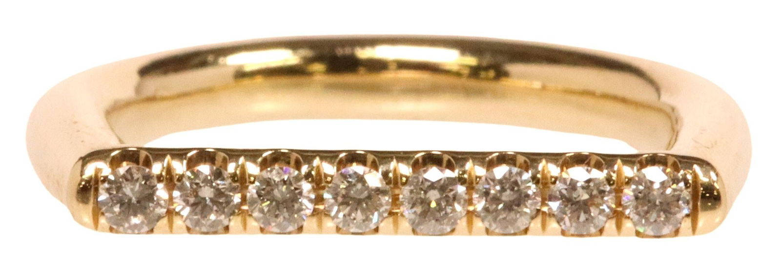 DRU BY THEA MILLER 14KT GOLD 0.26CTTW DIAMOND STACKING SQUARE RING (1 of 6)
