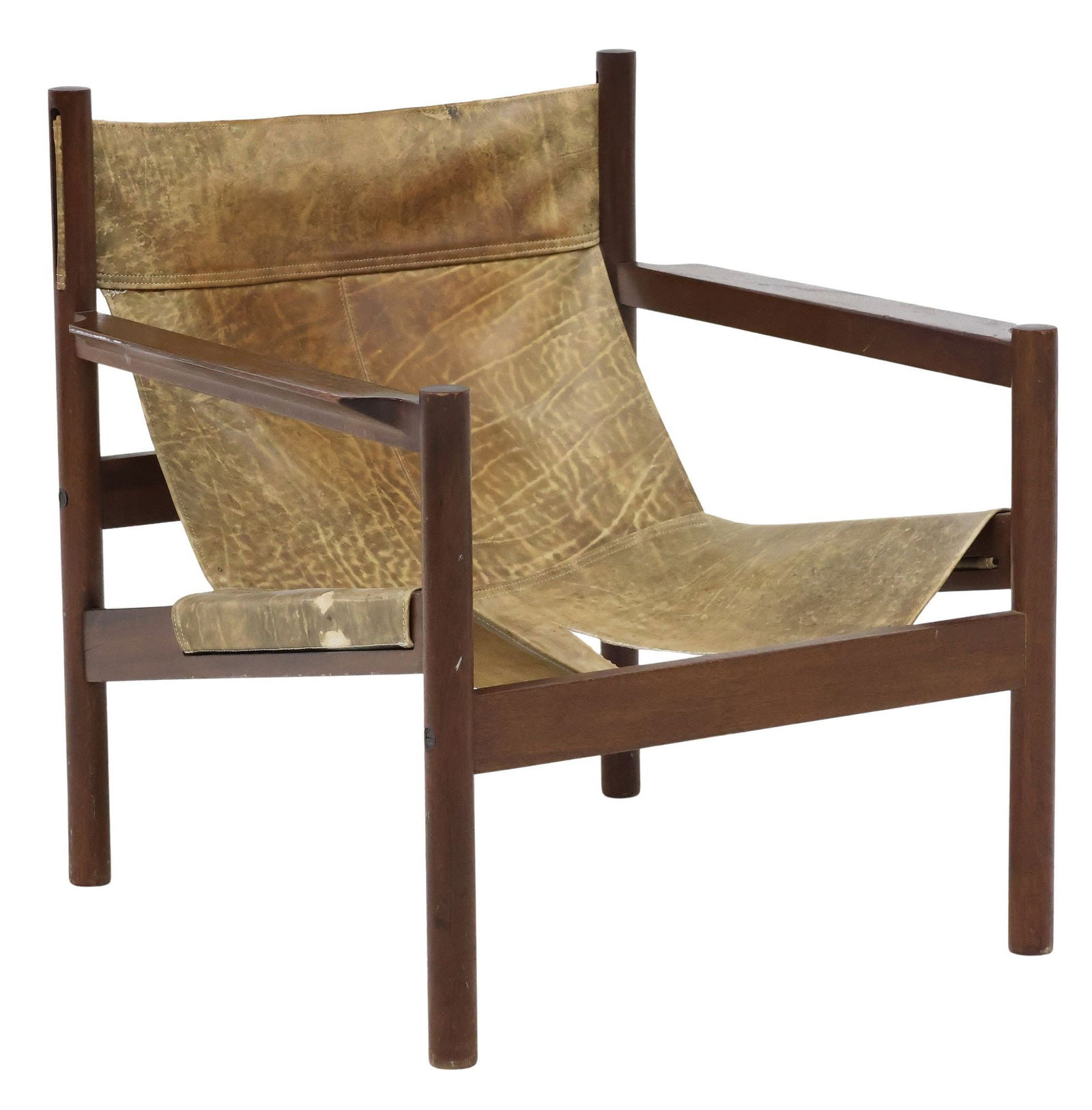 MICHEL ARNOULT (ATTRIB) MID-CENTURY MODERN 'ROXINHO' SLING LOUNGE CHAIR (1 of 4)