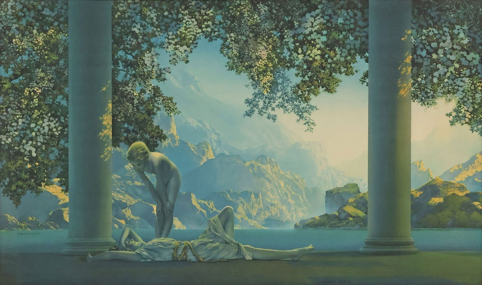AFTER MAXFIELD PARRISH (1870-1966) PRINT 'DAYBREAK' (1 of 5)