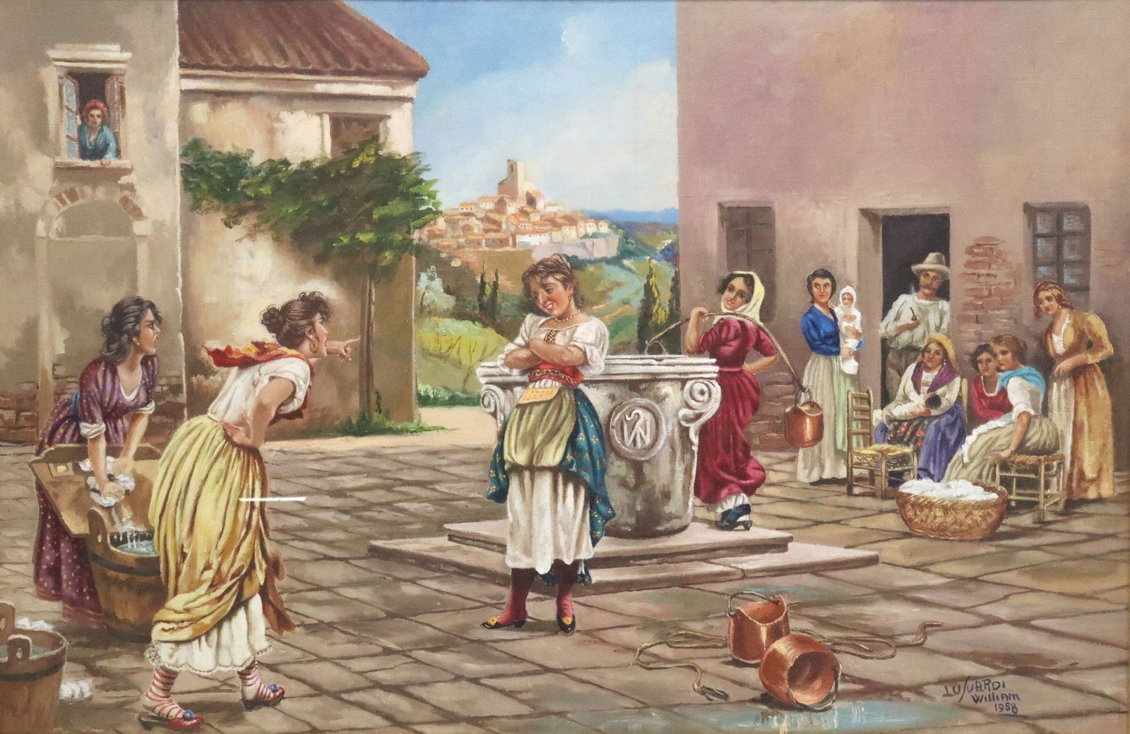 AFTER EUGENE VON BLAAS (1843-1931) ACADEMIC PAINTING, 'LOVE'S LABOR LOST' (1 of 4)