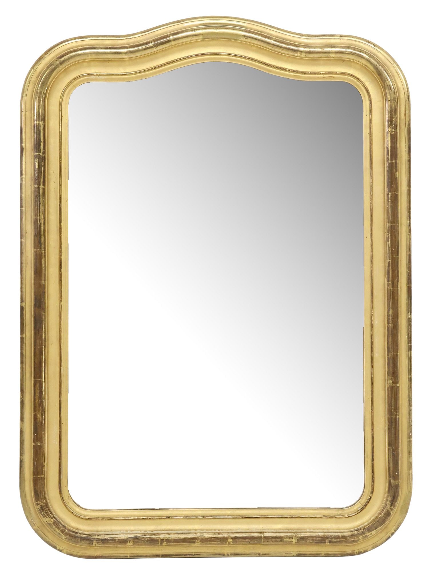 LOUIS PHILIPPE PERIOD GILTWOOD WALL MIRROR, 57" X 41.5" (1 of 3)