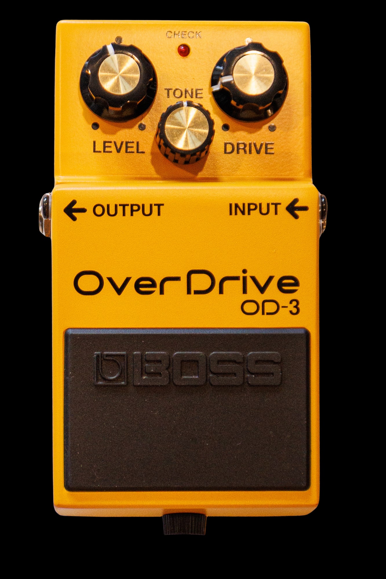 BOSS OD-3 DISTORTION PEDAL: Boss OD-3 overdrive guitar effects pedal. Tested-working. 0.8lbs.