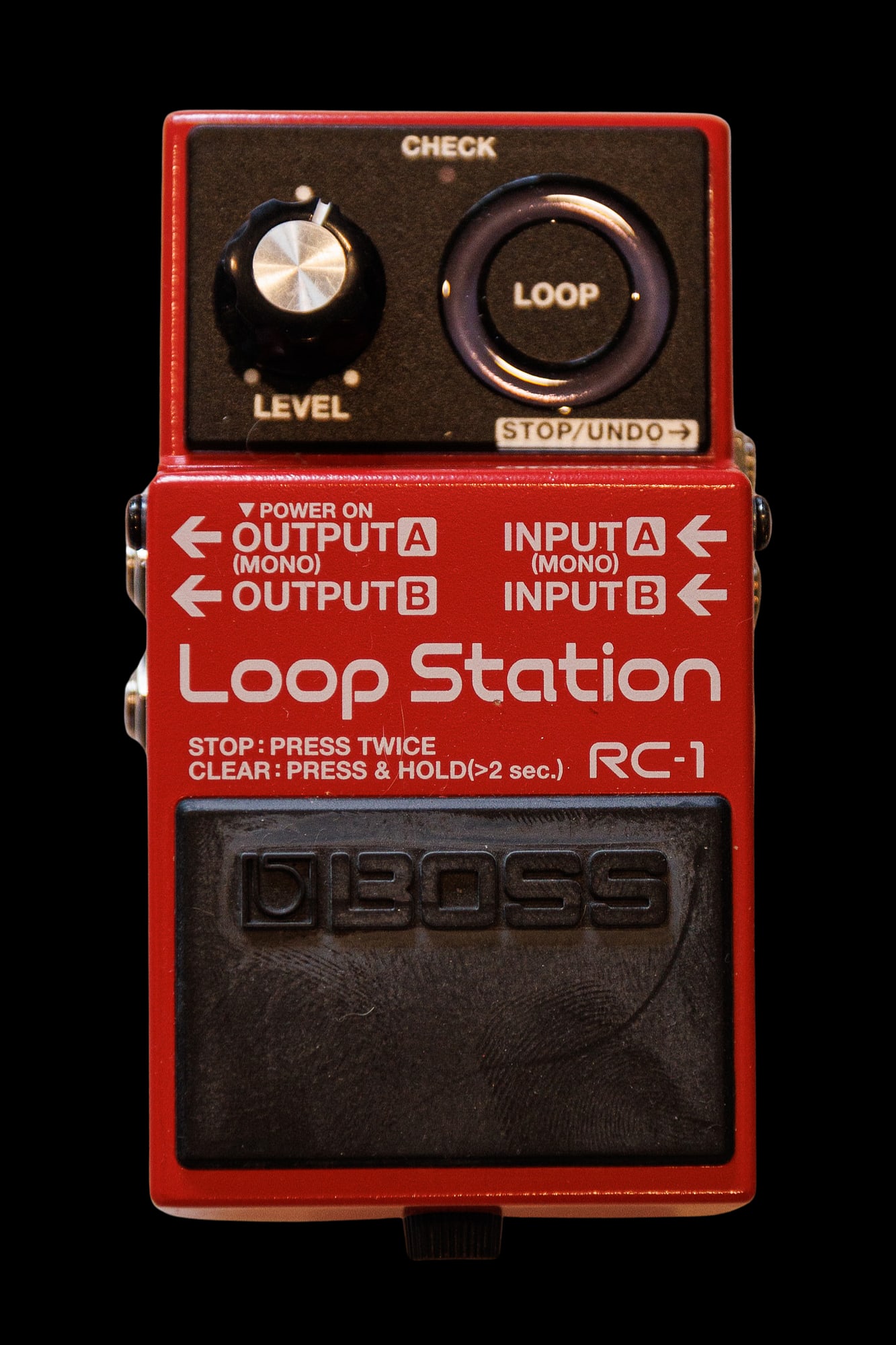 BOSS RC-1 LOOP PEDAL: Boss RC-1 guitar looper pedal. Tested-working. 0.9lbs.