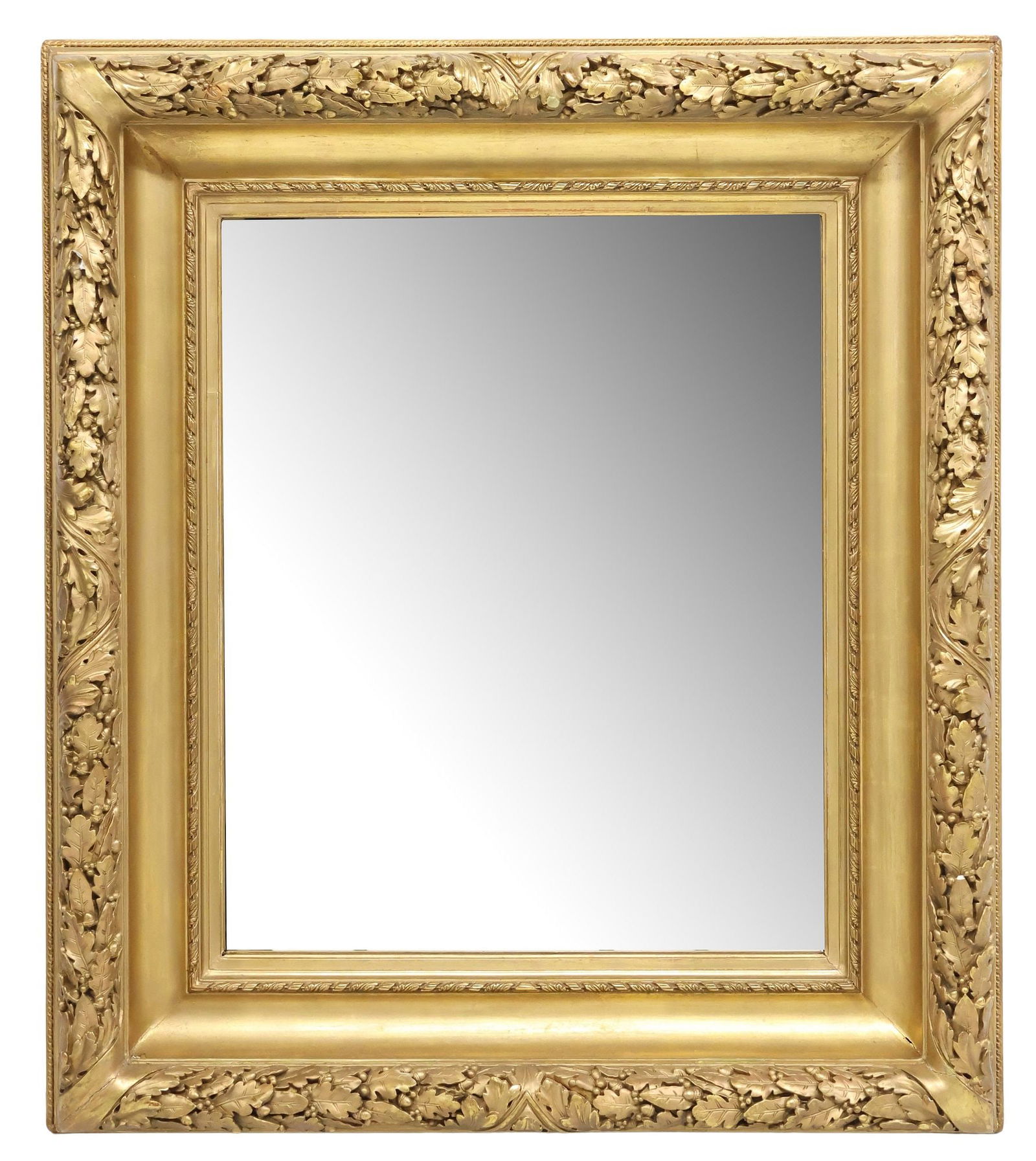 FRENCH GILTWOOD PICTURE FRAME MIRROR (1 of 3)