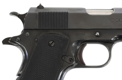 VERY SCARCE COLT 1911 SUPER .38 WWII PISTOL, BRITISH MARKIINGS