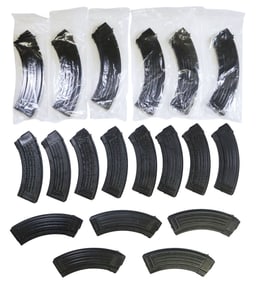 (19) AK-47 NEW MAGAZINES, 30 & 40 ROUND, RESTRICTED SHIPPING