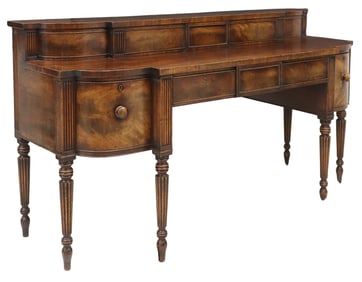 LARGE SCOTTISH REGENCY MAHOGANY SIDEBOARD