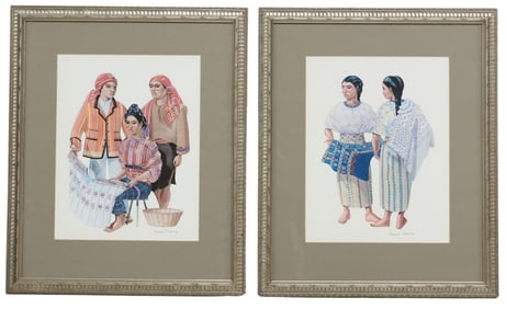 (2) AFTER FREDERICK CROCKER, JR. (1914-1972) COSTUMES OF GUATEMALA