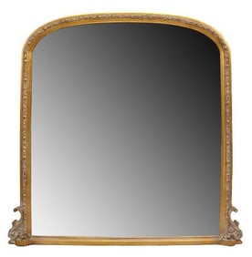 LOUIS XV STYLE GILT WALL MIRROR