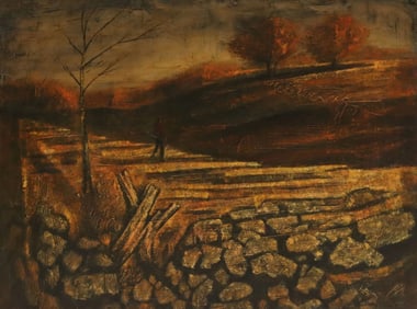 RALPH E. WHITE (TX, 1921-2004) LANDSCAPE, 24" X 32"