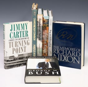 (7) BOOKS: TEXANA, U.S. POLITICS & PHOTOGRAPHY, 3 SIGNED BY U.S. PRESIDENTS