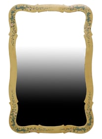 ITALIAN VENETIAN PAINT-DECORATED WALL MIRROR