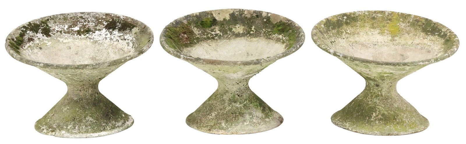 (3) MANNER OF WILLY GUHL MODERNIST OFF-KILTER PLANTERS (1 of 3)