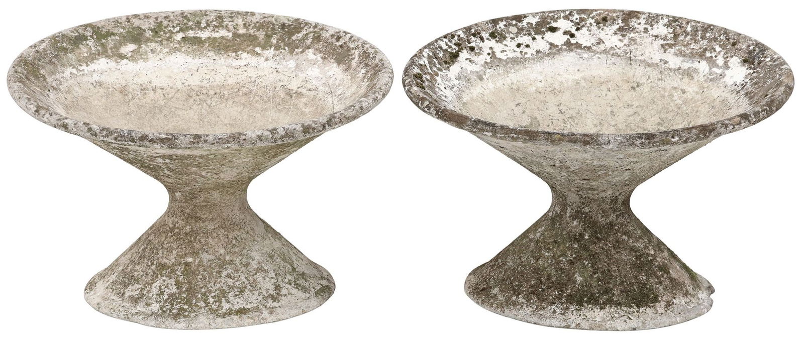 (2) MANNER OF WILLY GUHL MODERNIST OFF-KILTER PLANTERS (1 of 3)