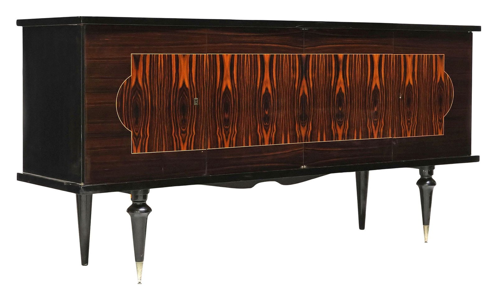 FRENCH MID-CENTURY MODERN EXOTIC VENEER SIDEBOARD (1 of 7)
