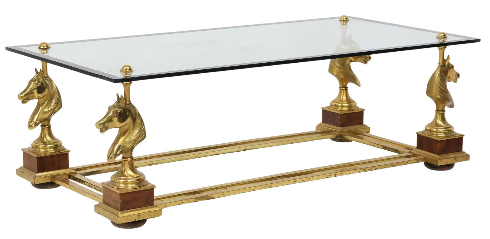 FRENCH MAISON CHARLES STYLE EQUESTRIAN COFFEE TABLE (1 of 5)