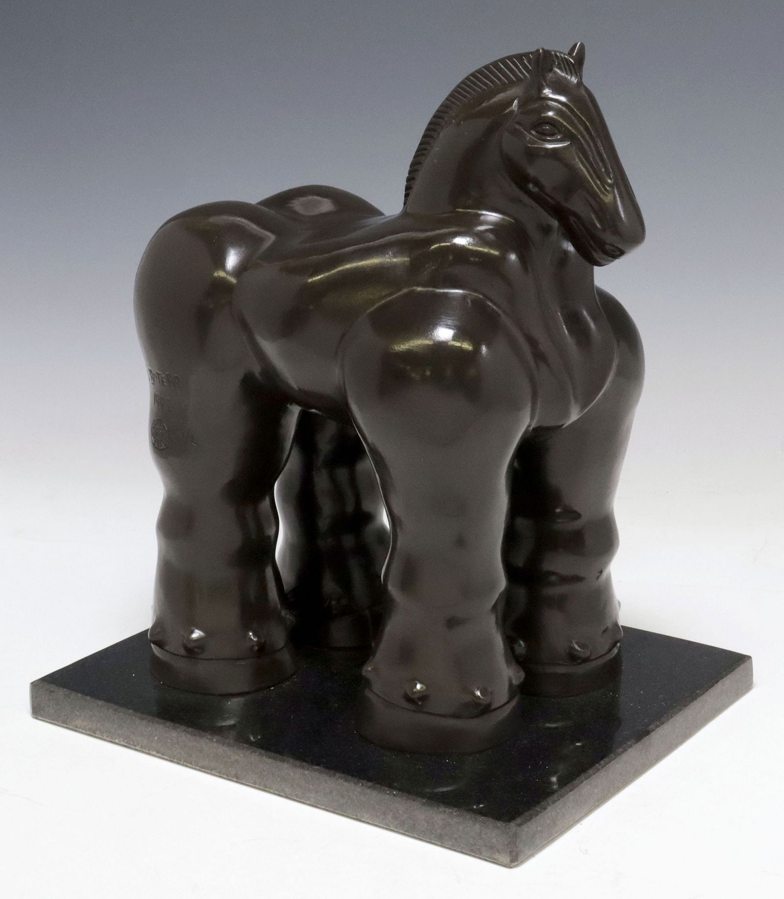 AFTER FERNANDO BOTERO BRONZE SCULPTURE 'TROJAN HORSE' (1 of 6)