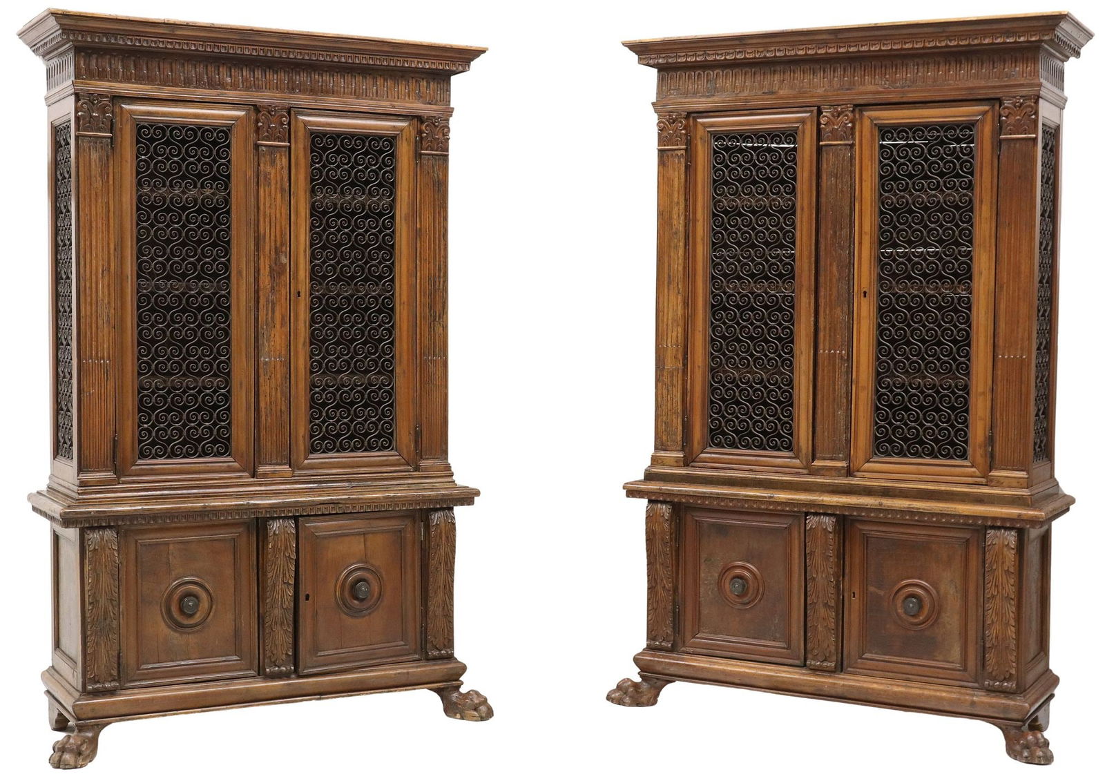 (2) ITALIAN RENAISSANCE REVIVAL CABINETS (1 of 6)