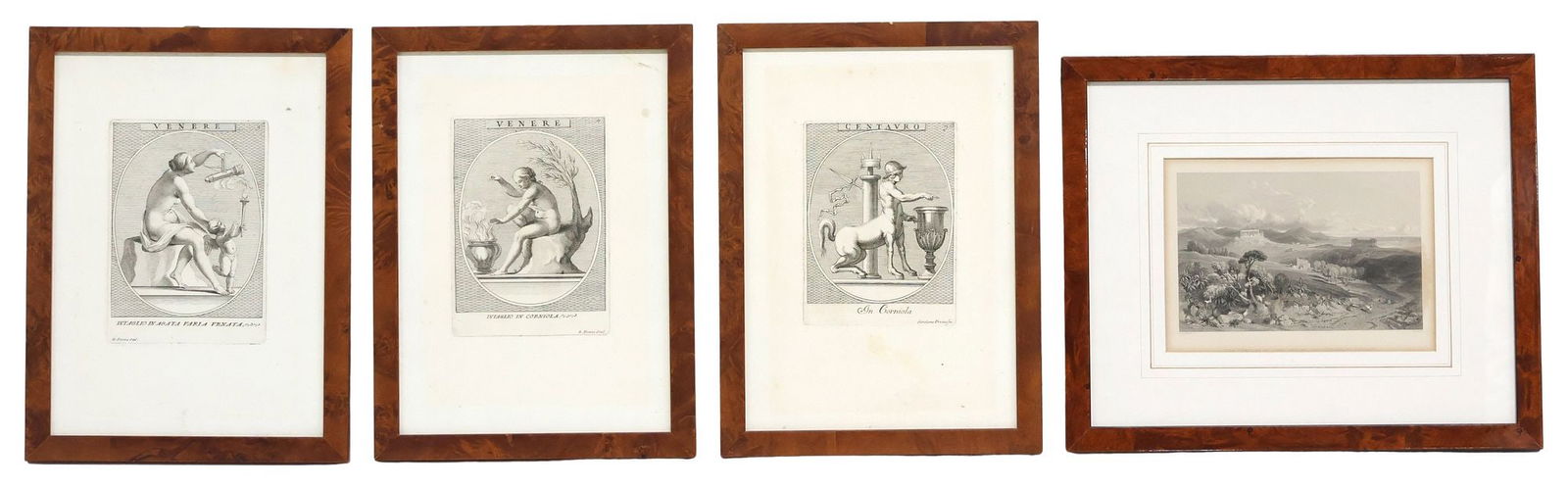 (4) FRAMED NEOCLASSICAL ENGRAVINGS (1 of 11)