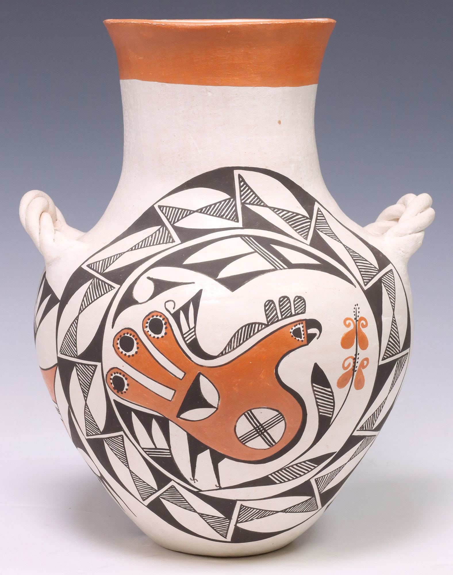 EVE HISTIA (1914-2005) ACOMA PUEBLO POTTERY VASE (1 of 4)