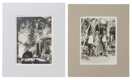 (2) PHOTOGRAPHIC PRINTS WILL ROGERS, FRED STONE & ED BOREIN