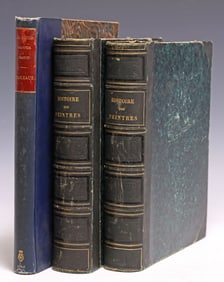 (3) BOOKS: CATALOGUE OF PROSPER CRABBE & BLANC'S 'HISTOIRE DES PEINTRES'