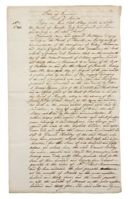 HISTORICAL RECORD: SLAVE BILL OF SALE, LOUISIANA 1833