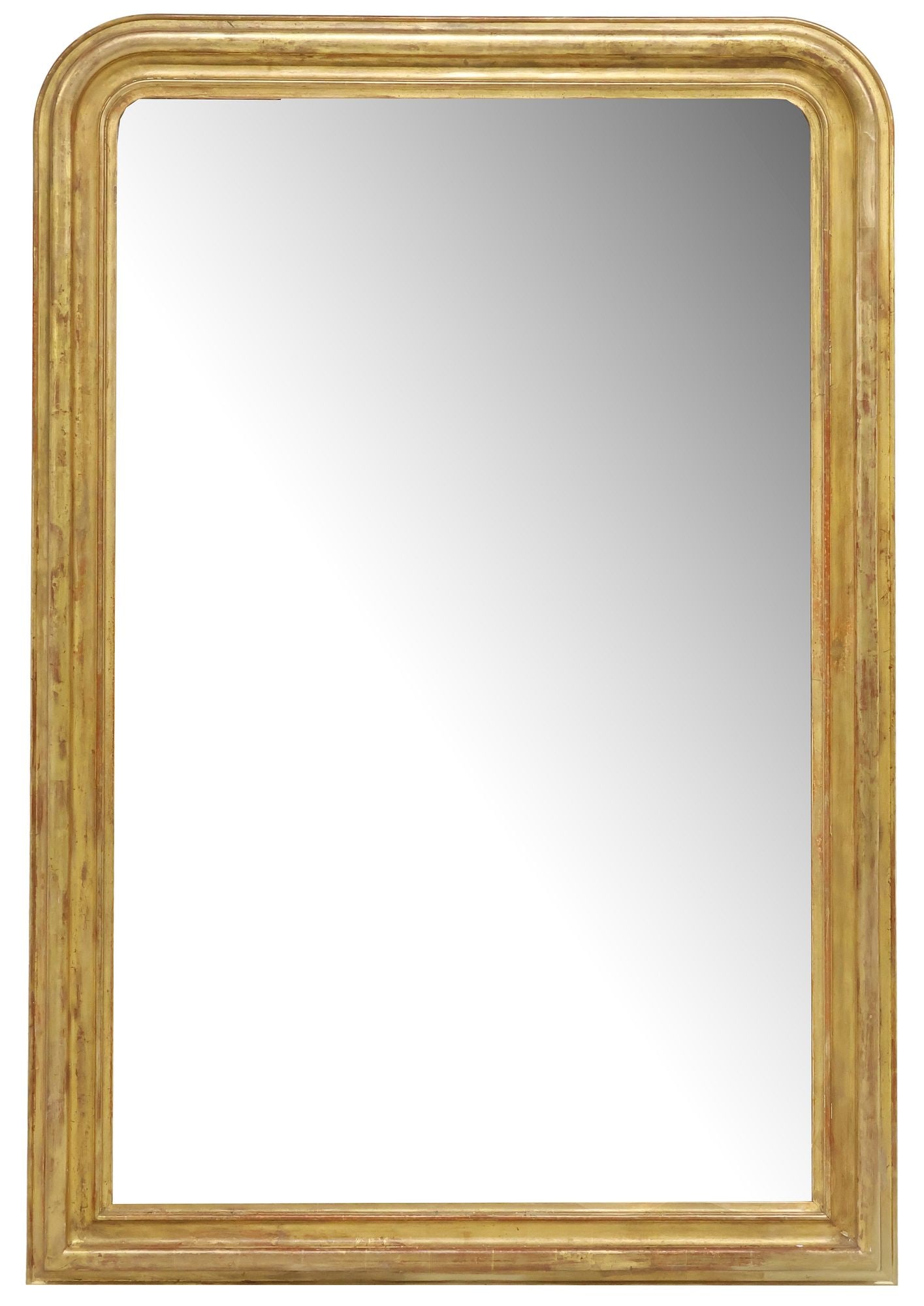 FRENCH LOUIS PHILIPPE PERIOD GILTWOOD WALL MIRROR (1 of 3)