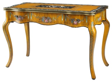 ADAM STYLE PAINT DECORATED WRITING DESK