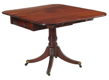 ENGLISH REGENCY MAHOGANY DROP-LEAF TABLE