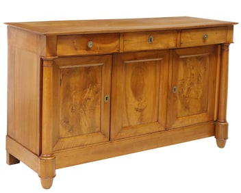 FRENCH PROVINCIAL EMPIRE STYLE FRUITWOOD SIDEBOARD