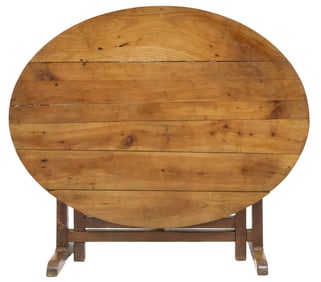 FRENCH PROVINCIAL TILT-TOP WINE TASTING TABLE