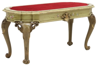 VENETIAN PAINTED 'ELEPHANT' COFFEE TABLE
