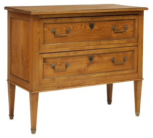 FRENCH NEOCLASSICAL TWO-DRAWER COMMODE, 18TH C.
