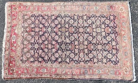 HAND-TIED PERSIAN MALAYER RUG, 4' X 2'9.25"